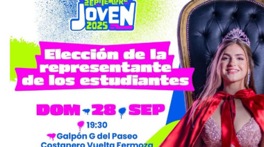 Septiembre Joven: este domingo se elige a la Representante Provincial de los Estudiantes en el Galpón G