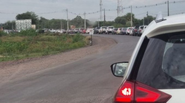Largas filas y demoras en el regreso desde Paraguay tras el fin de semana largo
