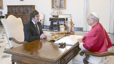 Milei se reunió con el papa León XIV, que le confirmó que visitará la Argentina