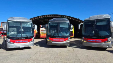 La Dirección de Transporte participó de la presentación de tres unidades 0 km para el interior