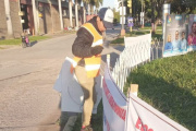 El Municipio arrancó un intenso operativo para el retiro de carteles de campaña