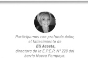 Tras la muerte de la docente Eli Acosta, la justicia interviene para determinar lo sucedido