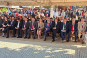 El ministro Ferreira participó del acto por el 95° aniversario de la ciudad vecina Alberdi