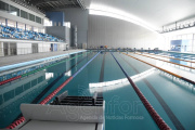 Se ajustan los últimos detalles en la obra de la piscina olímpica climatizada para deportes de alto rendimiento