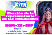 Septiembre Joven: este domingo se elige a la Representante Provincial de los Estudiantes en el Galpón G