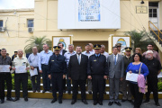 La Policía homenajeó a los héroes de su institución por la defensa del RIM 29 en el ‘75